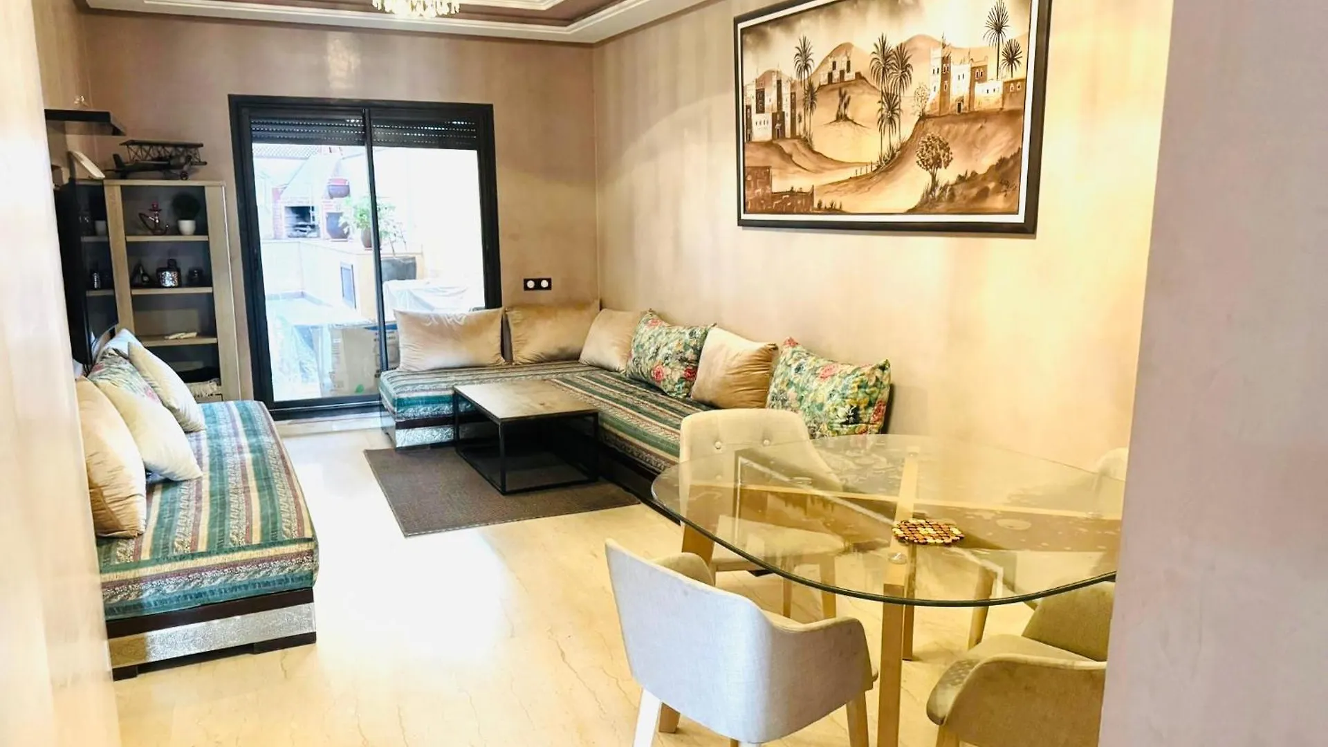 Gueliz, Majorelle, Beautiful Apartment With Large Terrace Marakéš 0*,  Maroko